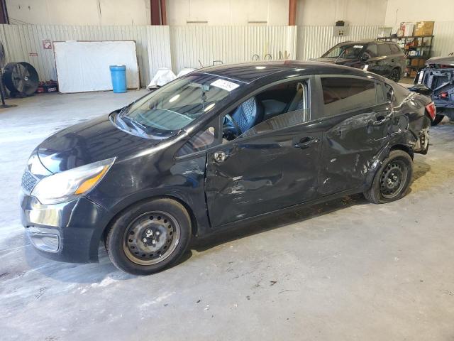 KNADM4A32D6240446 - 2013 KIA RIO LX BLACK photo 1