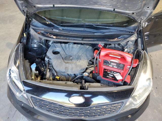 KNADM4A32D6240446 - 2013 KIA RIO LX BLACK photo 11