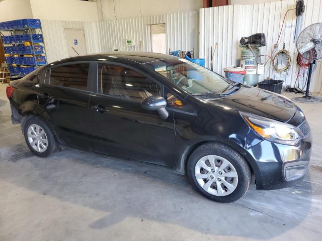 KNADM4A32D6240446 - 2013 KIA RIO LX BLACK photo 4