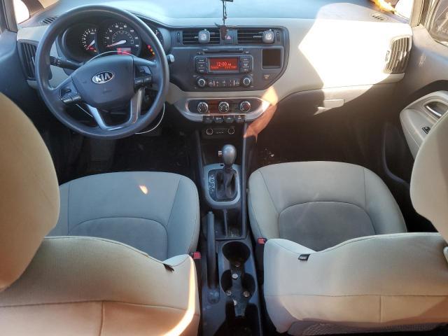 KNADM4A32D6240446 - 2013 KIA RIO LX BLACK photo 8