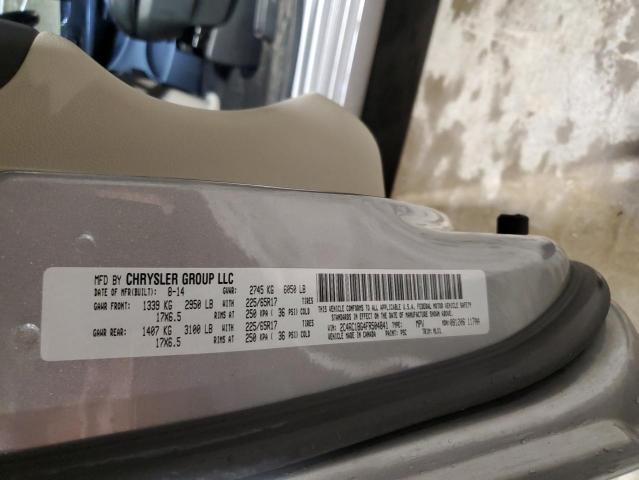 2C4RC1BG4FR504841 - 2015 CHRYSLER TOWN & COUNTRY TOURING 银色 照片 13