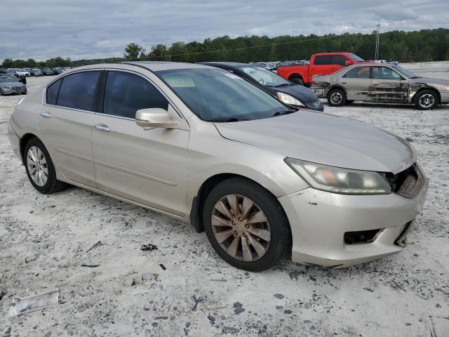 1HGCR3F81EA026675 - 2014 HONDA ACCORD EXL TAN photo 4