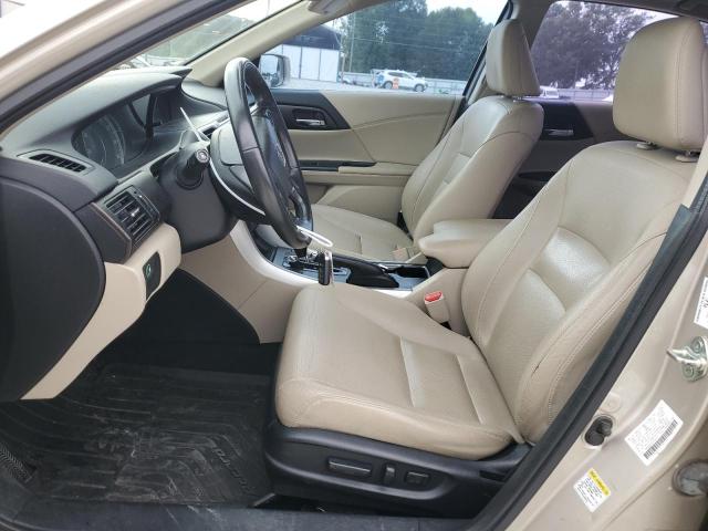 1HGCR3F81EA026675 - 2014 HONDA ACCORD EXL TAN photo 7