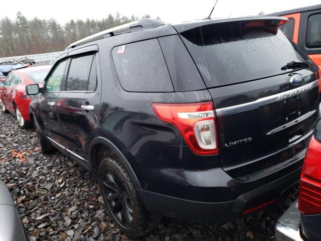 1FM5K8F88DGB60051 - 2013 FORD EXPLORER LIMITED BLACK photo 2