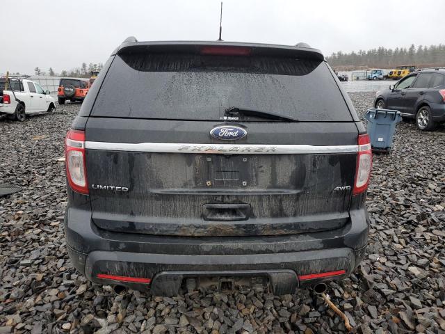 1FM5K8F88DGB60051 - 2013 FORD EXPLORER LIMITED BLACK photo 6