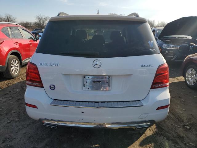 WDCGG8JB3DG053338 - 2013 MERCEDES-BENZ GLK 350 4MATIC WHITE photo 6