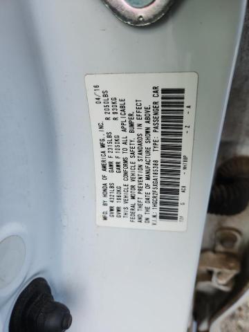 1HGCR2F5XGA185388 - 2016 HONDA ACCORD SPORT 白色 照片 12