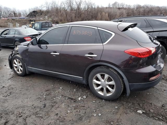 JNKAJ09F48M353188 - 2008 INFINITI EX35 BASE Մանուշակագույն լուսանկար 2