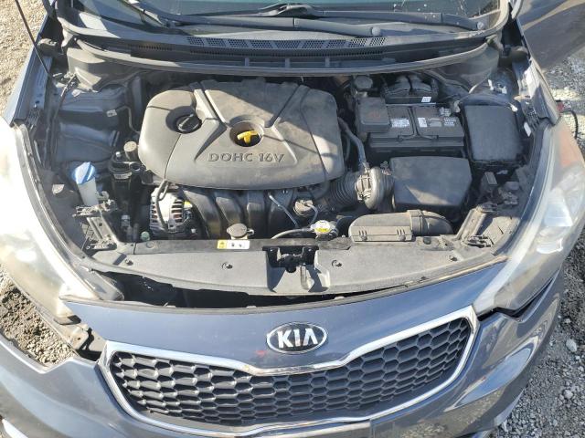 KNAFK4A6XG5563386 - 2016 KIA FORTE LX BLUE photo 11