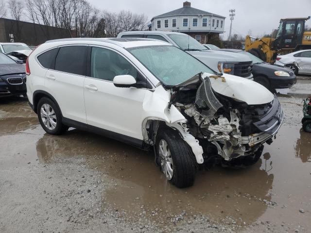 5J6RM4H70EL071655 - 2014 HONDA CR-V EXL WHITE photo 4