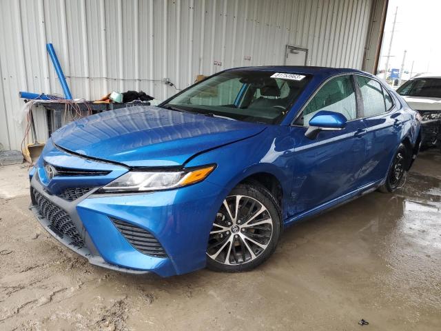 4T1B11HK0KU178550 - 2019 TOYOTA CAMRY L BLUE photo 1