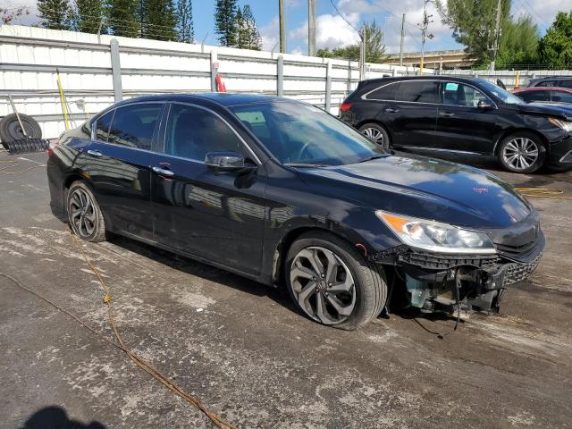 1HGCR2F03HA136491 - 2017 HONDA ACCORD EX BLACK photo 4