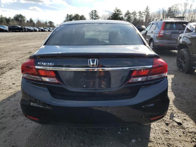 2HGFB2F57DH580269 - 2013 HONDA CIVIC LX BLACK photo 6