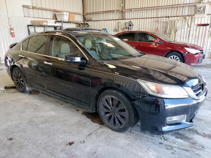 1HGCR3F83DA040687 - 2013 HONDA ACCORD EXL 黑色 照片 4