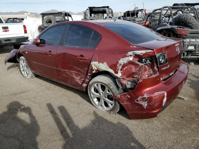 JM1BK32F791218496 - 2009 MAZDA 3 I BURGUNDY photo 2