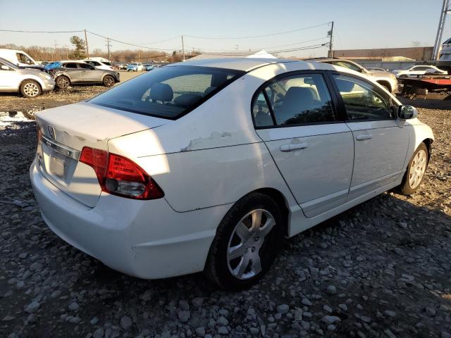 2HGFA1F52AH567258 - 2010 HONDA CIVIC LX WHITE photo 3