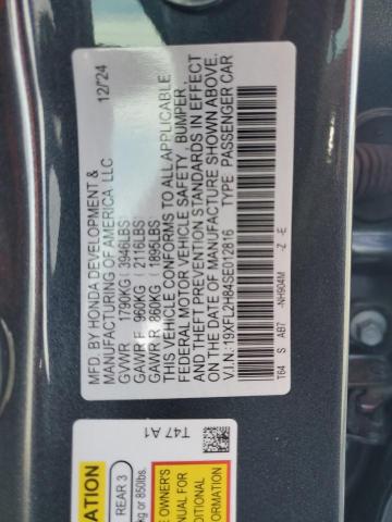 19XFL2H84SE012816 - 2025 HONDA CIVIC SPORT 灰色 照片 13