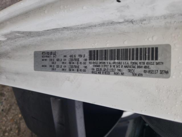 3C6URVJG9JE111517 - 2018 RAM PROMASTER 3500 HIGH 白色 照片 12