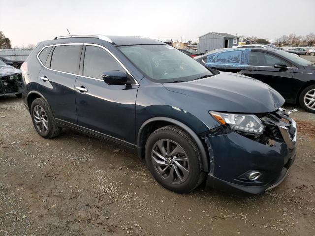 JN8AT2MT7GW010581 - 2016 NISSAN ROGUE S BLUE photo 4