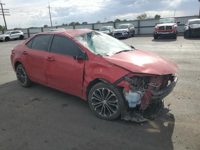 2T1BURHE6FC430020 - 2015 TOYOTA COROLLA L 红色 照片 4