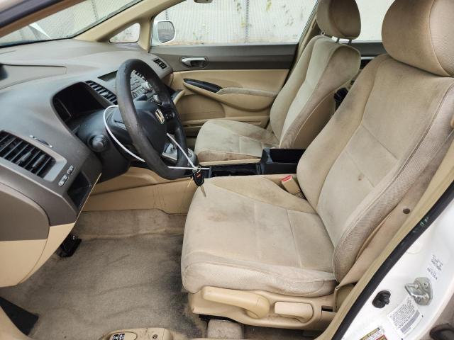 2HGFA16578H514498 - 2008 HONDA CIVIC LX WHITE photo 7