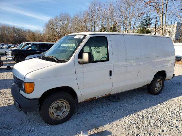 1FTRE14W25HA57841 - 2005 FORD ECONOLINE E150 VAN WHITE photo 1