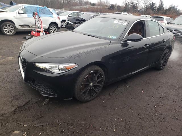 ZARFAEDN9J7572936 - 2018 ALFA ROMEO GIULIA Q4 შავი ფოტო 1