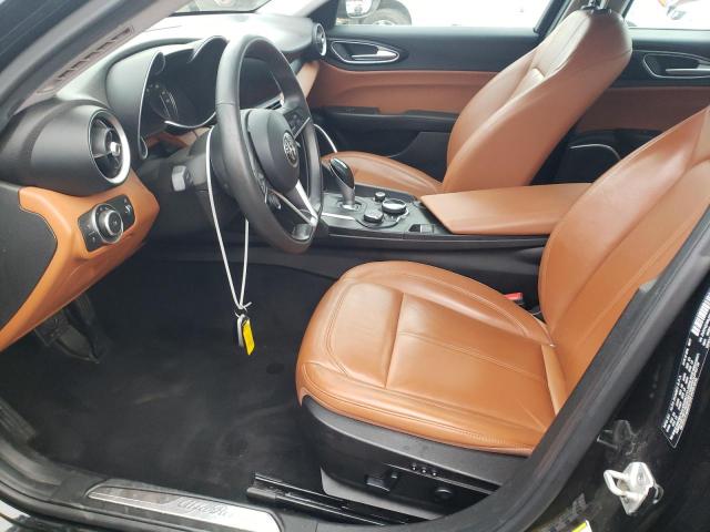 ZARFAEDN9J7572936 - 2018 ALFA ROMEO GIULIA Q4 შავი ფოტო 7