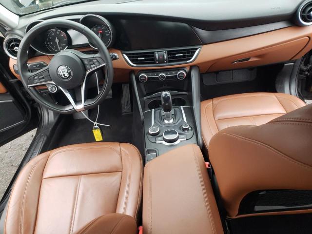 ZARFAEDN9J7572936 - 2018 ALFA ROMEO GIULIA Q4 შავი ფოტო 8