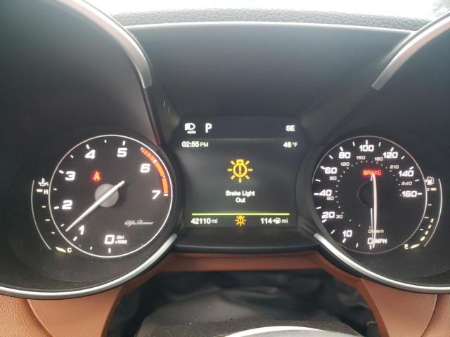 ZARFAEDN9J7572936 - 2018 ALFA ROMEO GIULIA Q4 შავი ფოტო 9