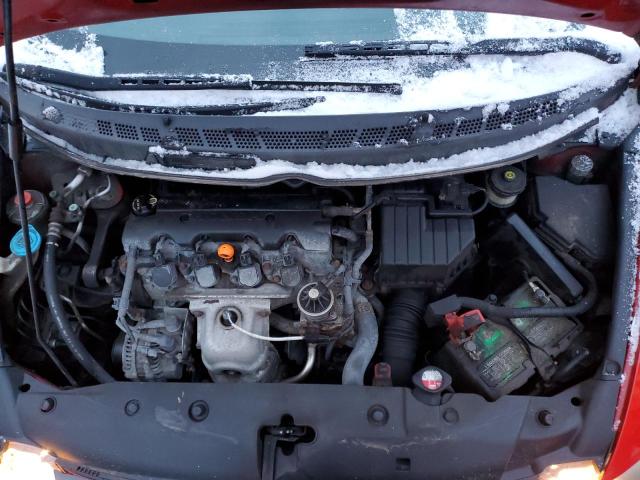 2HGFG11638H004194 - 2008 HONDA CIVIC LX RED photo 11