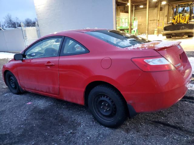 2HGFG11638H004194 - 2008 HONDA CIVIC LX RED photo 2