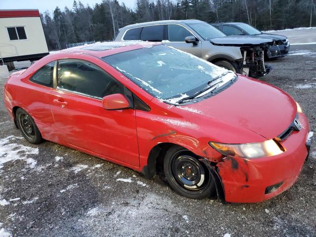 2HGFG11638H004194 - 2008 HONDA CIVIC LX RED photo 4