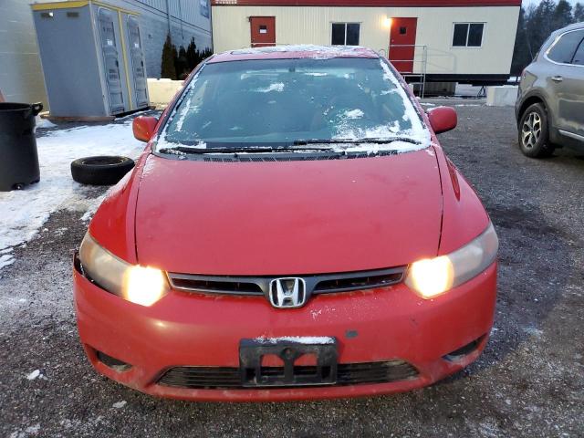 2HGFG11638H004194 - 2008 HONDA CIVIC LX RED photo 5