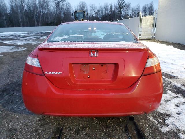 2HGFG11638H004194 - 2008 HONDA CIVIC LX RED photo 6