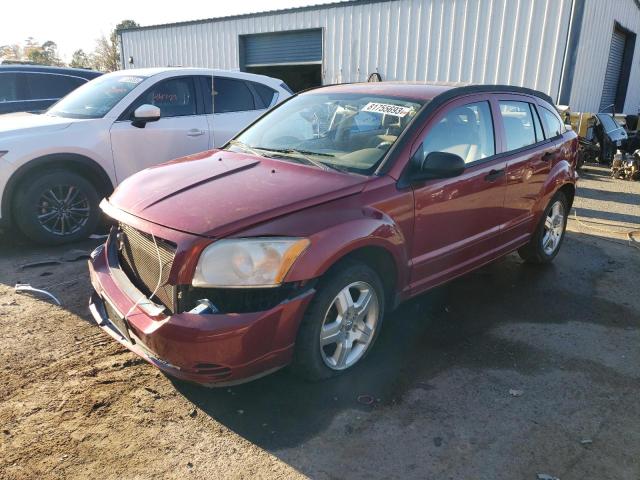 1B3HB48B27D187871 - 2007 DODGE CALIBER SXT BURGUNDY photo 1