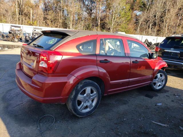 1B3HB48B27D187871 - 2007 DODGE CALIBER SXT BURGUNDY photo 3