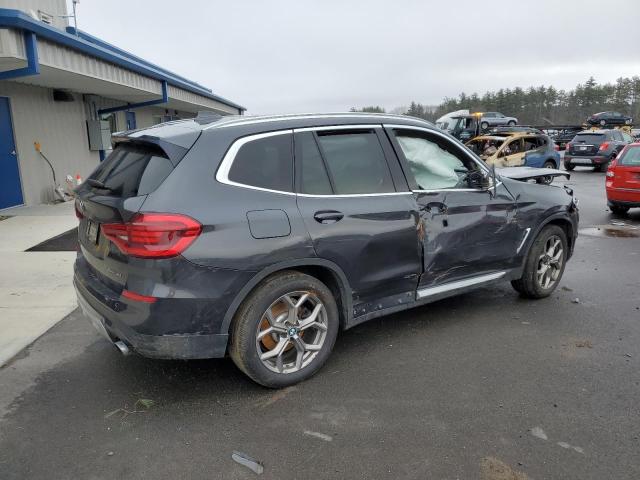 5UXTY5C03M9D79691 - 2021 BMW X3 XDRIVE30I BLUE photo 3