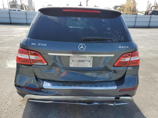 4JGDA5HB8CA028771 - 2012 MERCEDES-BENZ ML 350 4MATIC GRAY photo 6