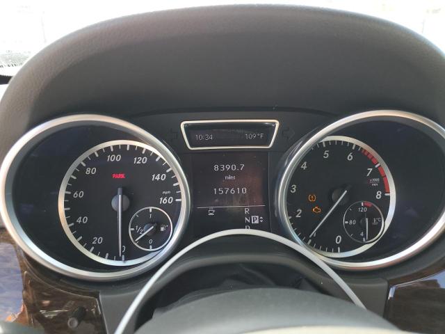 4JGDA5HB8CA028771 - 2012 MERCEDES-BENZ ML 350 4MATIC GRAY photo 9