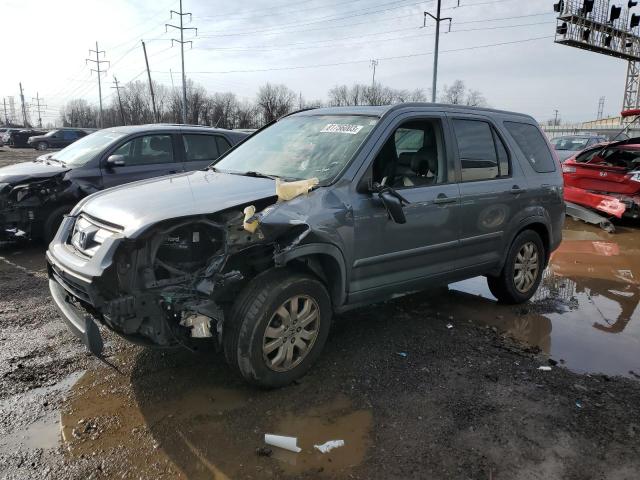 JHLRD78966C026846 - 2006 HONDA CR-V SE GRAY photo 1