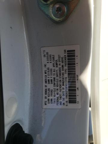 1HGCR2F59FA275078 - 2015 HONDA ACCORD SPORT თეთრი ფოტო 12