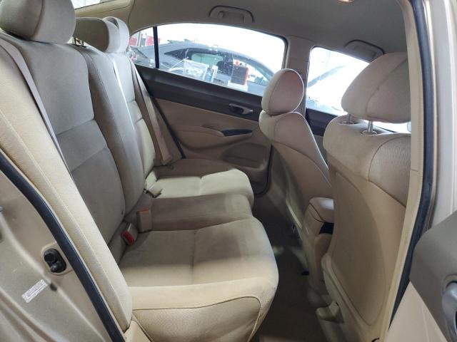 1HGFA16568L080724 - 2008 HONDA CIVIC LX კრემისფერი ფოტო 10