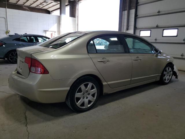 1HGFA16568L080724 - 2008 HONDA CIVIC LX კრემისფერი ფოტო 3