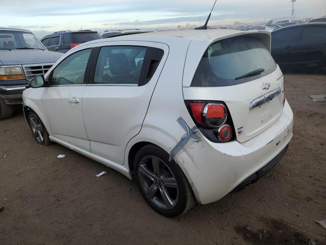 1G1JG6SB7E4125037 - 2014 CHEVROLET SONIC RS WHITE photo 2