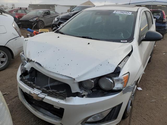 1G1JG6SB7E4125037 - 2014 CHEVROLET SONIC RS WHITE photo 5