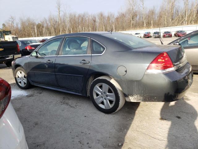 2G1WA5EK1B1147894 - 2011 CHEVROLET IMPALA LS GRAY photo 2