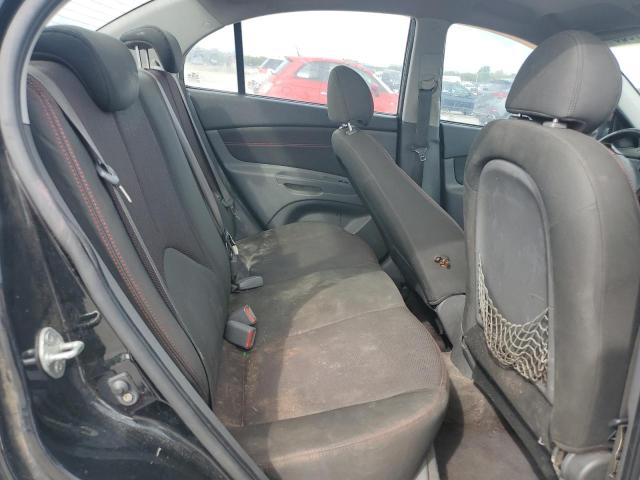 KNADE223296574855 - 2009 KIA RIO BASE BLACK photo 10