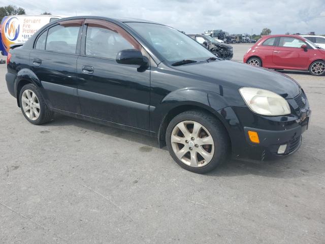 KNADE223296574855 - 2009 KIA RIO BASE BLACK photo 4