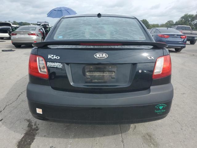 KNADE223296574855 - 2009 KIA RIO BASE BLACK photo 6